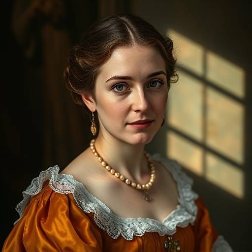 Portretfoto van Isabelle de Vries, de oprichter van PortretKunst.